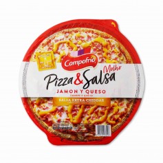 Campofrío Pizza Jamón y Queso con Salsa Extra Cheddar - 360g